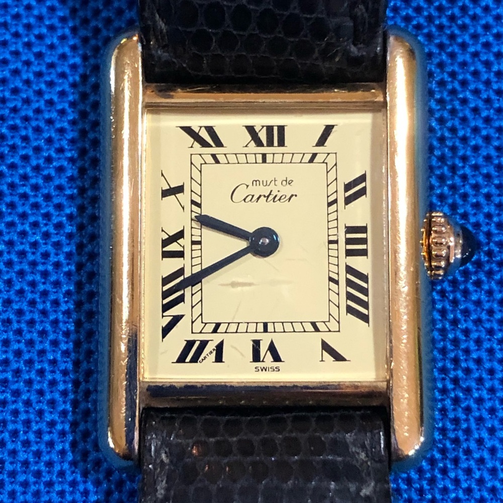 Must de Cartier Vermeil Quartz Tank Watch